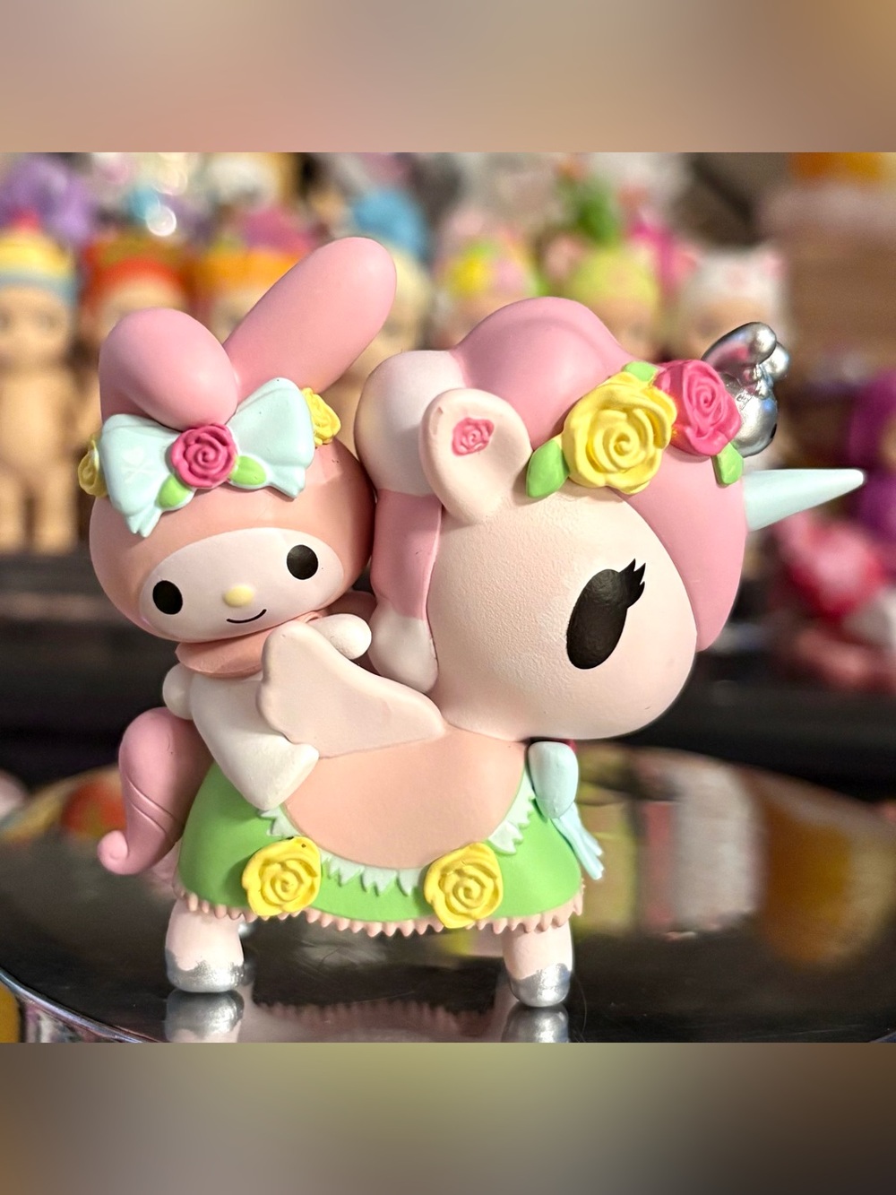 TokiDoki x Hello Kitty My Melody & Petal Garden Tea Party Unicorno Series Figure